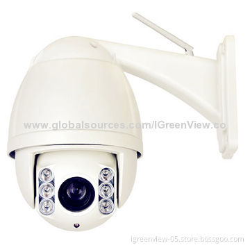 1.3 Megapixel WIFI High Speed HD PTZ Camera with 6pcs Array IR LED & 50m IR Night Vision
